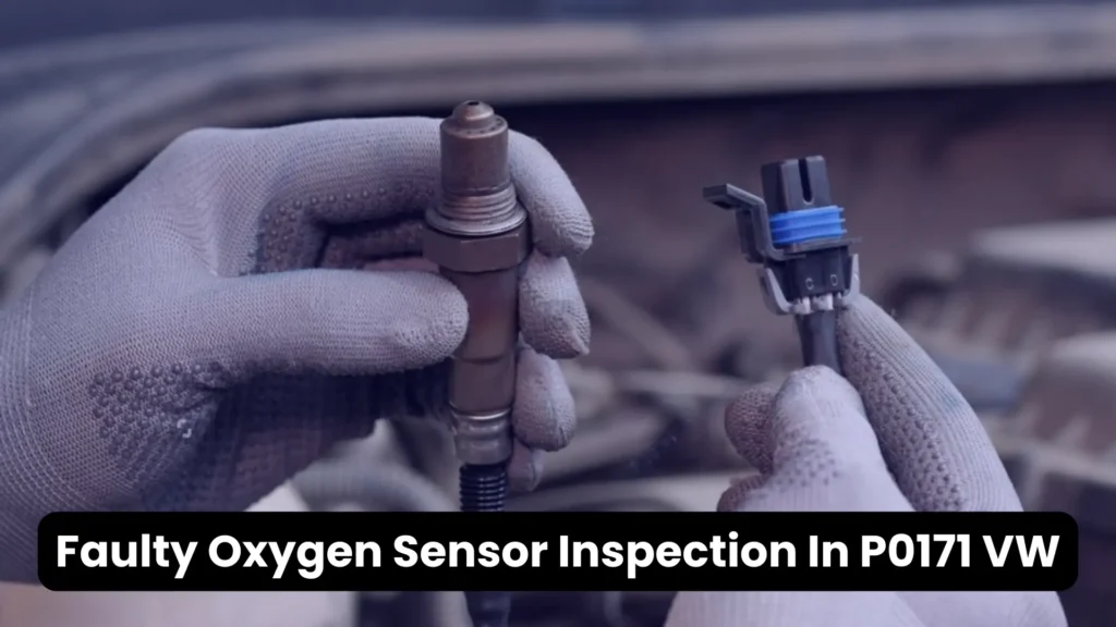 faulty oxygen sensor inspection in p0171 vw code