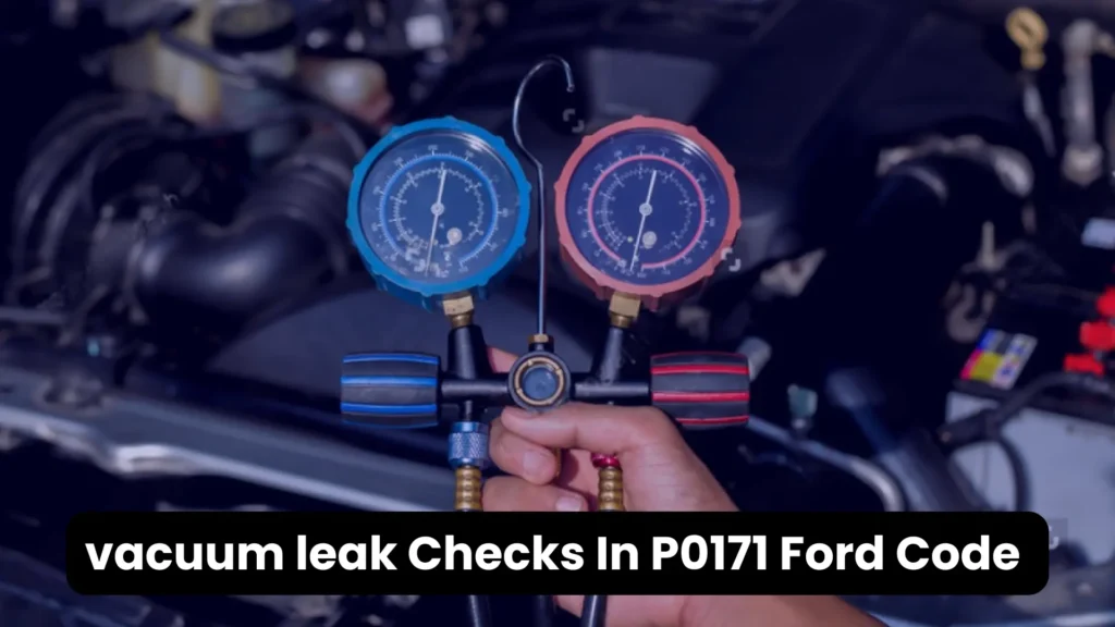 vacuum leak checks in p0171 ford